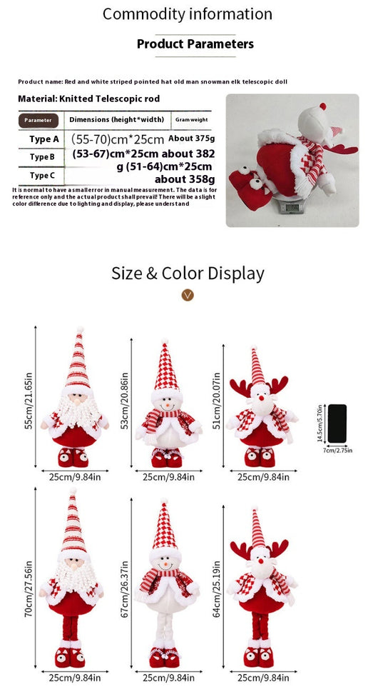 Adornos Navideños con Muñecas - Decoraciones Festivas - Image 10