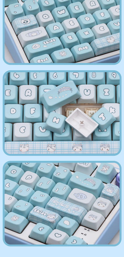 Set Completo de Teclado Gaming con Diseño Térmico de 5 Caras y Sublimación - Image 20