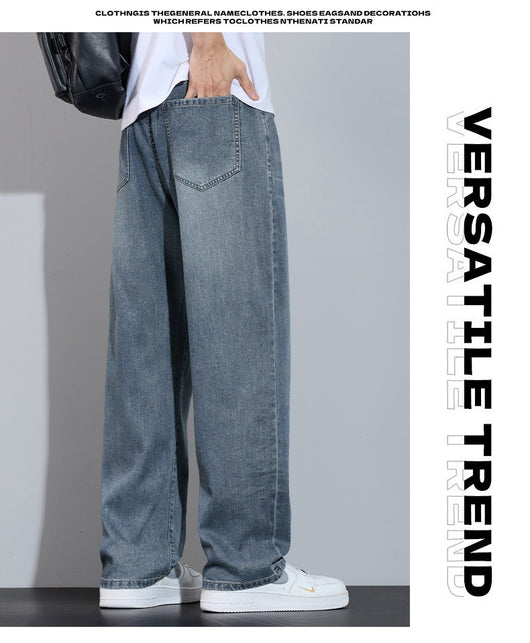Pantalones Anchos de Seda Helada Casual Transpirables - Image 20