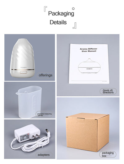 Difusor Ultrasónico Aromaterápico con Luz LED Colorida - Humidificador Profesional de Alto Volumen - Image 10