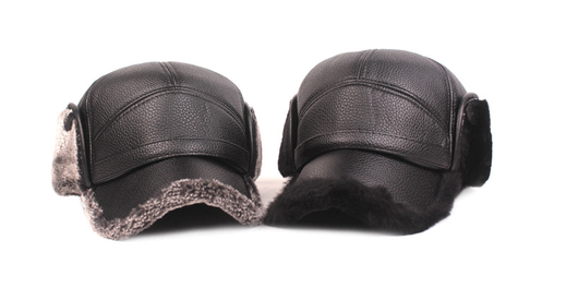Gorro de Cuero Grueso para Invierno con Protección de Orejas - Image 10