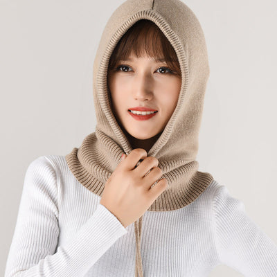 Bufanda Cuello de Lana Tejida para Mujer con Protección de Orejas - Image 4