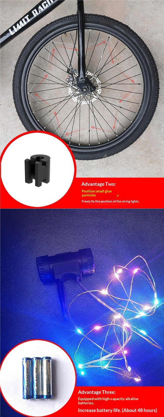 Accesorios Luminosos Coloridos para Bicicletas de Montaña - Image 14