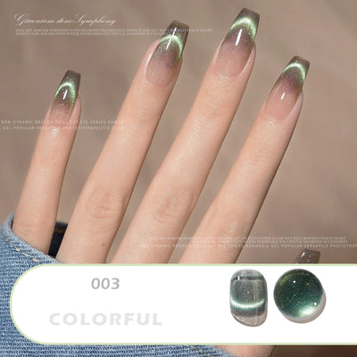 Esmalte de Uñas Whitening Cat Eye con Fototerapia Cristal Dinámico - Image 13