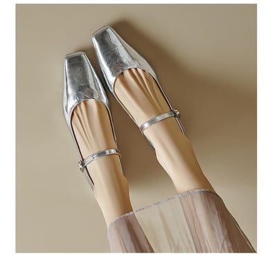 Zapatos Mujer Punta Cuadrada con Tacón de 3cm - Image 22
