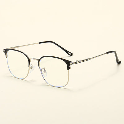 Gafas Ópticas Retro Cuadradas con Filtro Azul para Miopía - Image 4