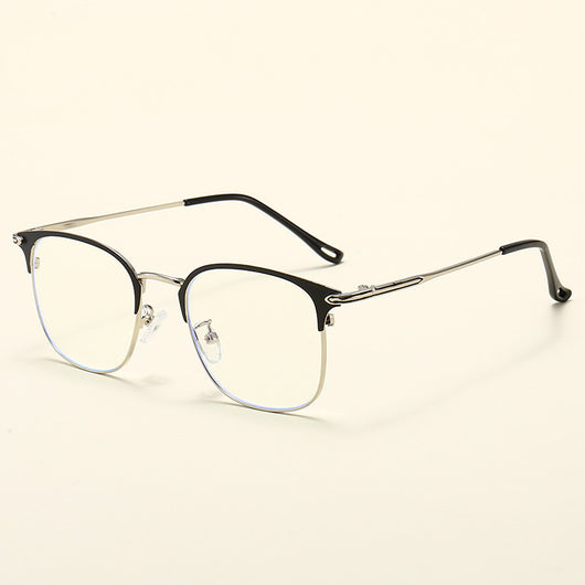 Gafas Ópticas Retro Cuadradas con Filtro Azul para Miopía - Image 4