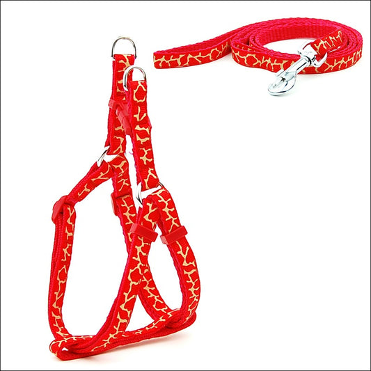 Arnés de Paseo Ajustable para Gatos y Perros Pequeños