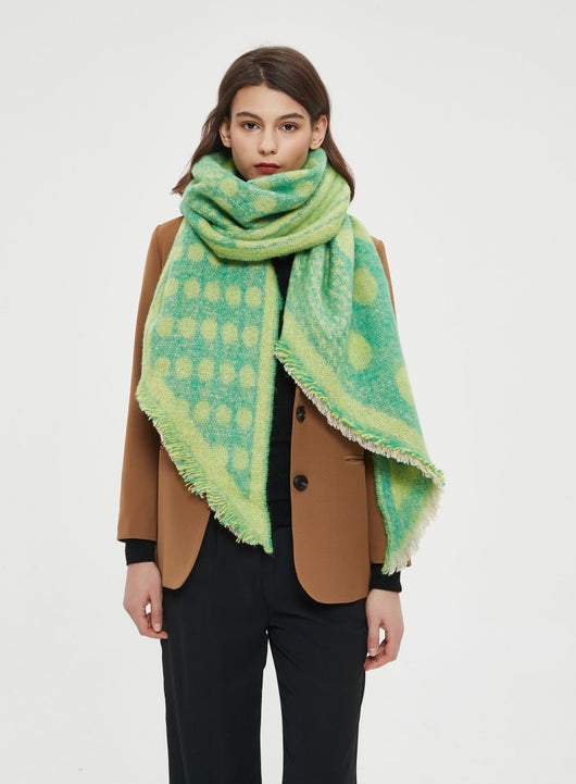 Bufanda Circular Térmica para Mujer - Cuello Cálido Otoño Invierno con Diseño Jacquard - Image 28
