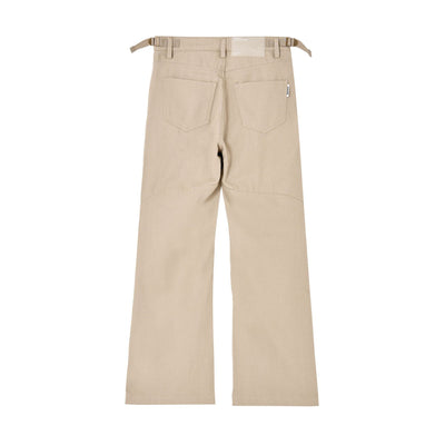 Pantalones Khaki Plisados de Corte Recto Cómodos y Versátiles - Image 3