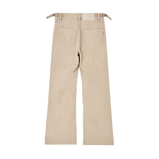 Pantalones Khaki Plisados de Corte Recto Cómodos y Versátiles - Image 3
