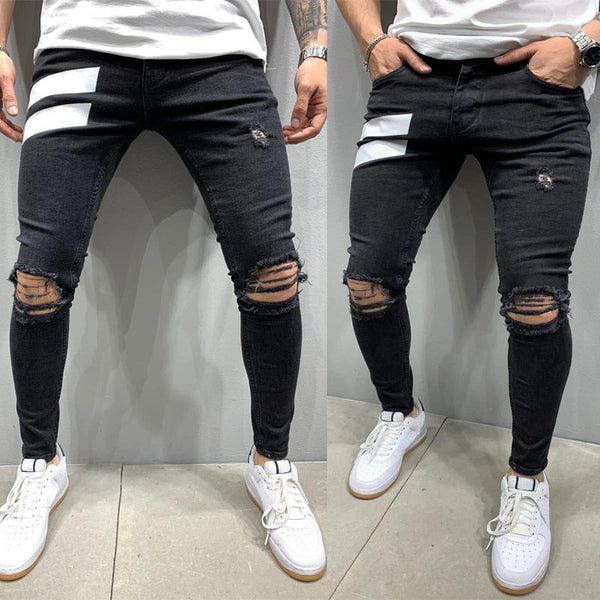 Pantalones Jogger Rotos para Niños con Cintura Elástica