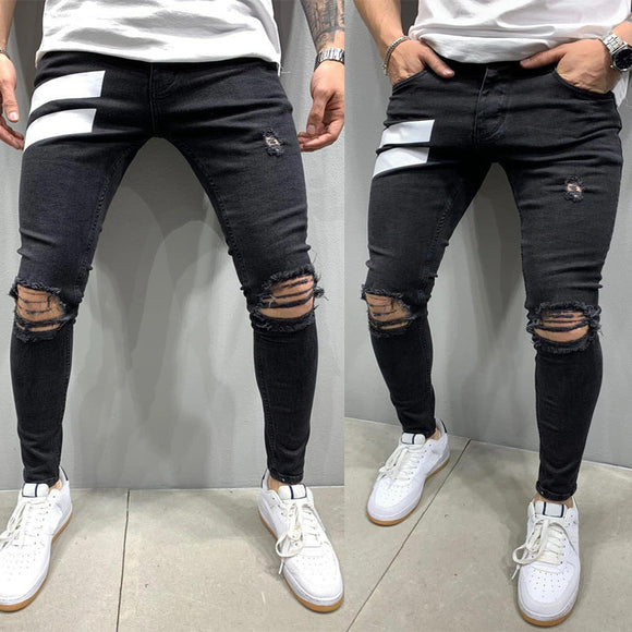 Pantalones Jogger Rotos para Niños con Cintura Elástica