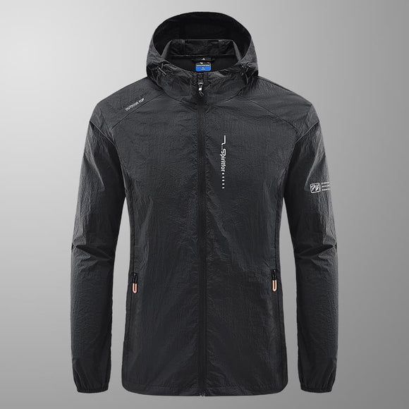Sudadera Deportiva con Capucha Protección Solar para Hombre