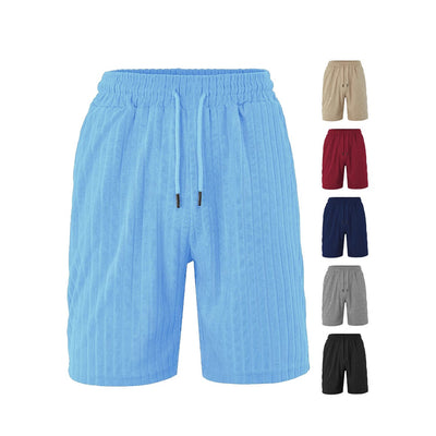 Pantalones Cortos Casuales para Hombre con Tela Jacquard Micro-elástica Transpirable - Image 4