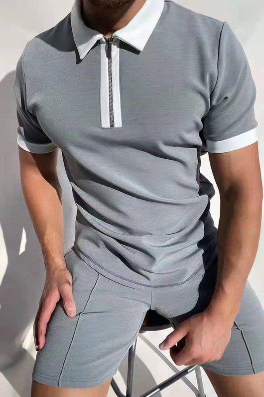 Polo Shirt Tejido Jacquard con Cierre - Camiseta Elegante para Hombre - Image 26