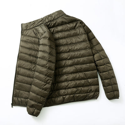 Chaqueta Acolchada Ligera Cuello Alto Talla Grande para Hombre - Image 8