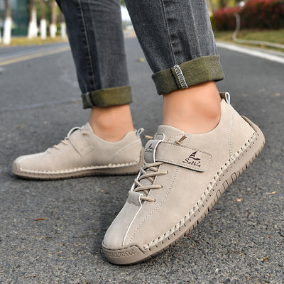 Botas Cortas para Hombre Talla Grande con Costura a Mano - Image 18