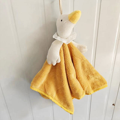 Toalla de Mano Infantil Ganso Cartoon - Algodón Coral Fleece Súper Absorbente - Image 15