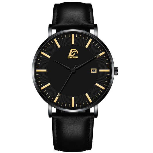Reloj Casual de Cuarzo para Hombre con Correa de Cuero - Image 2