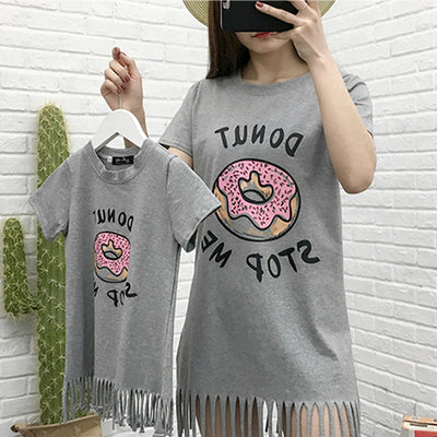 Vestido con Flecos y Estampado de Donas - Image 11