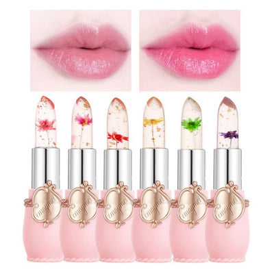 Bálsamo Labial Termocrómico Gelatina Floral - Brillo Hidratante Cambia de Color - Image 3