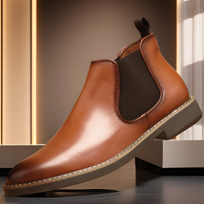 Botas de Cuero Estilo Británico Talla Grande para Hombre - Image 6