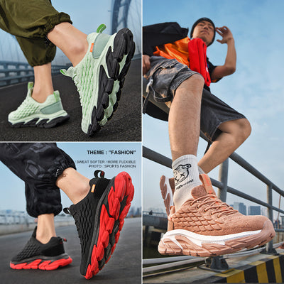 Tenis Casuales para Hombre Escamas de Pez Flama - Sneakers Transpirables Estilo Viral - Image 3
