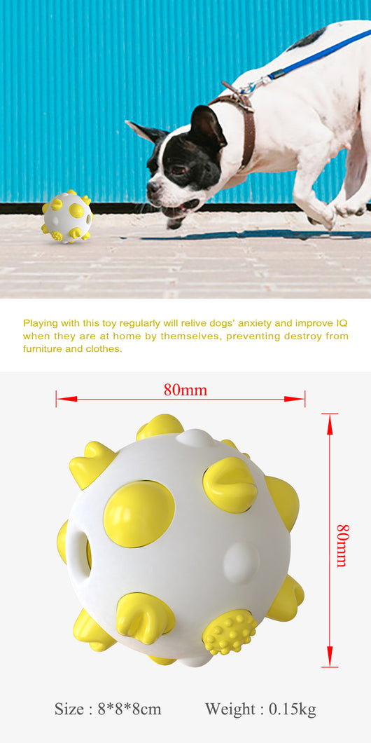 Juguete Pelota Interactiva para Perros - Limpieza Dental, Entrenamiento Mental y Alivio del Estrés - Image 12