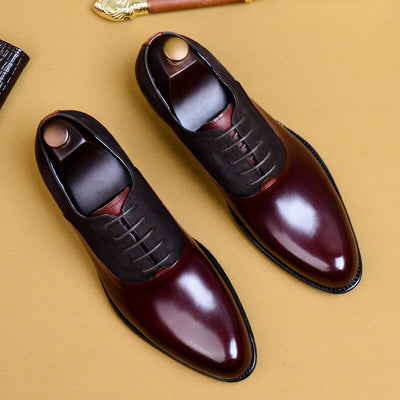 Zapatos Formales de Cuero Vintage Británico para Hombre - Image 6
