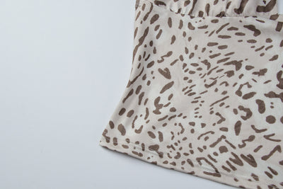Camiseta Estilo Francés con Estampado Leopardo para Mujer - Image 21