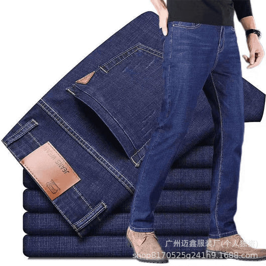Jeans Hombre Corte Recto Cintura Media Holgado - Image 14