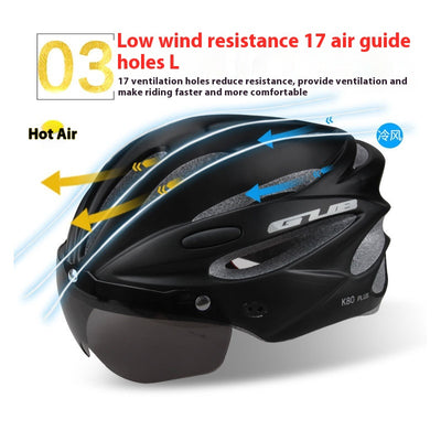 Casco de Ciclismo con Gafas Magnéticas Integradas - Image 2