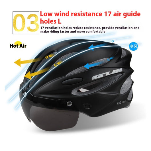 Casco de Ciclismo con Gafas Magnéticas Integradas - Image 2