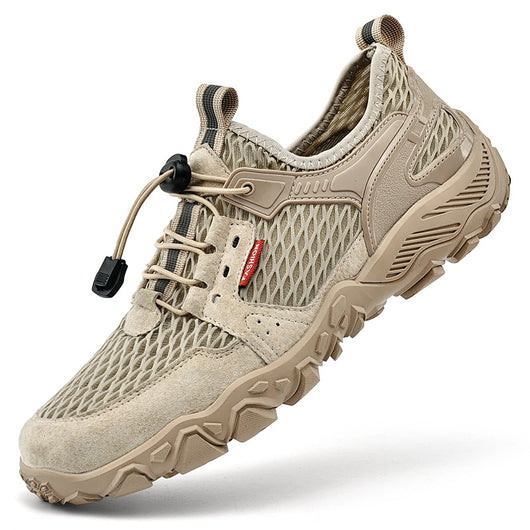 Zapatos de Cuero Transpirables para Hombre - Calzado Deportivo Outdoor de Suela Blanda Antideslizante - Image 5