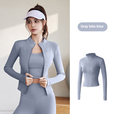 Chaqueta Deportiva Mujer Manga Larga Ajustada para Running, Fitness y Yoga - Image 10