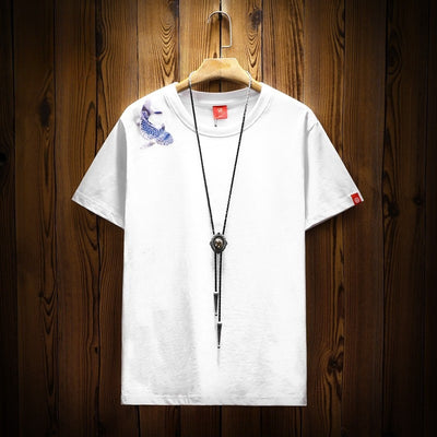 Playera Bordada con Carpa para Hombre - Manga Corta - Image 10