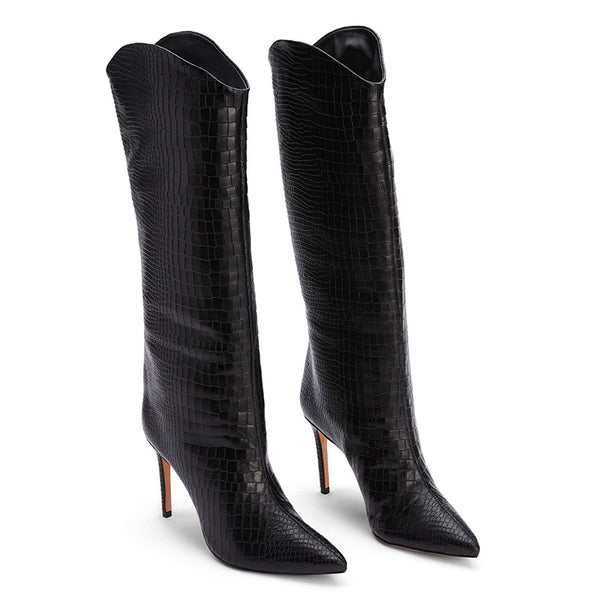 Botas Hasta la Rodilla con Tacón Stiletto para Mujer