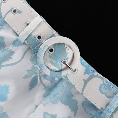 Conjunto de Dos Piezas: Camisa Suelta Larga y Short Talle Alto con Cinturón - Image 38