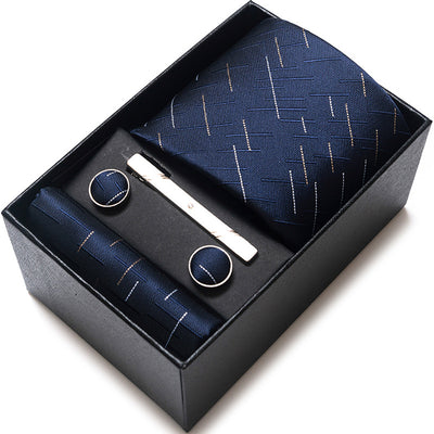 Corbata Jacquard Profesional Tejida en Trama para Negocios - Image 56