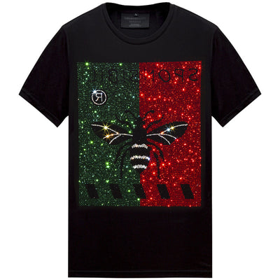 Playera Corta Lady Bee con Cristales Termoadheribles - Image 12