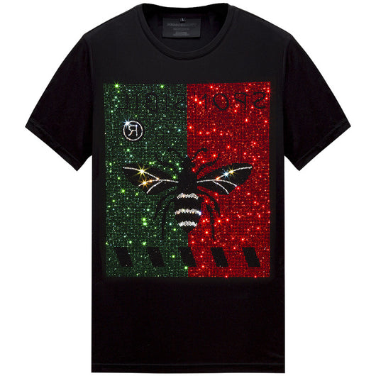 Playera Corta Lady Bee con Cristales Termoadheribles - Image 12