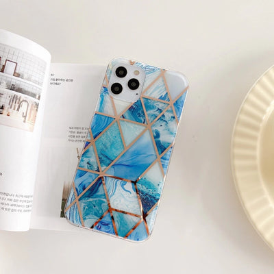 Funda Mármol con Acabado Electrochapado para Celular - Image 6