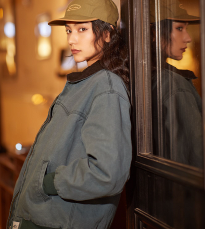 Chaqueta de Trabajo Estilo Aviador Americano Retro de Algodón - Image 7