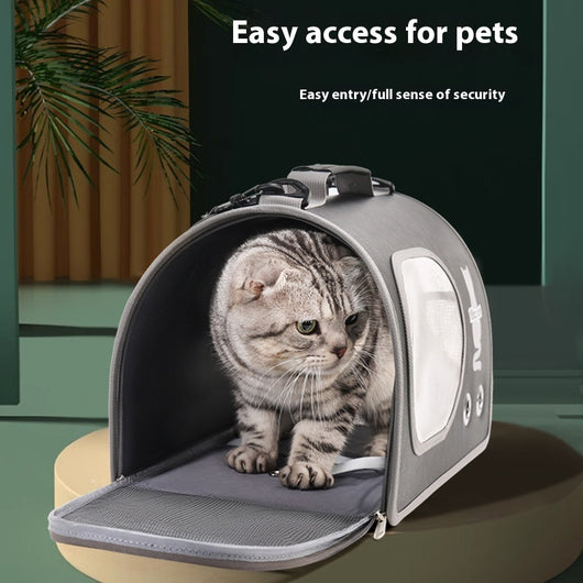 Bolsa Transportadora para Gatos Grande con Soporte y Amplia Capacidad - Image 3