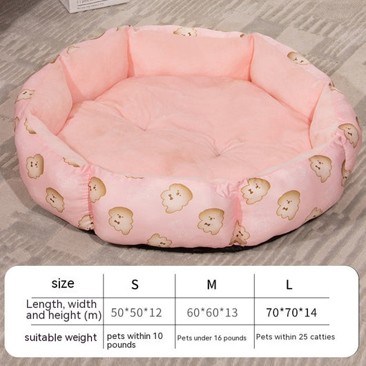 Cama Octagonal para Mascotas con Forro Polar Universal - Image 3