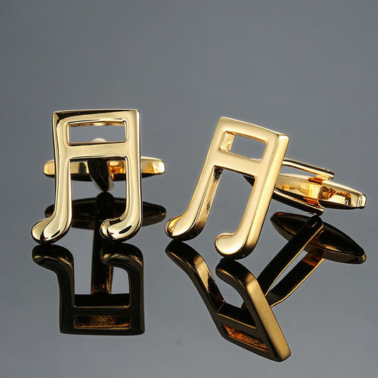Gemelos de Notas Musicales en Latón - Colección Brass Music Series - Image 13
