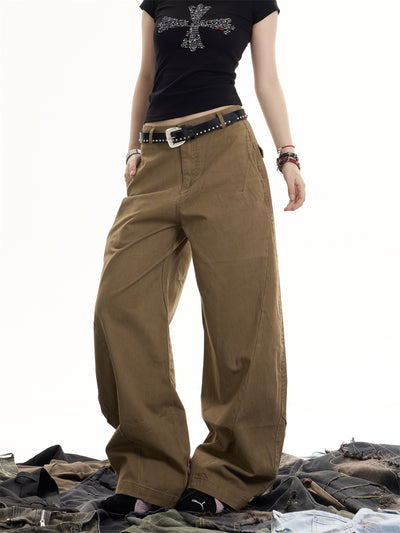Overol Ancho Deconstruido Estilo Retro Lavado para Mujer - Image 3