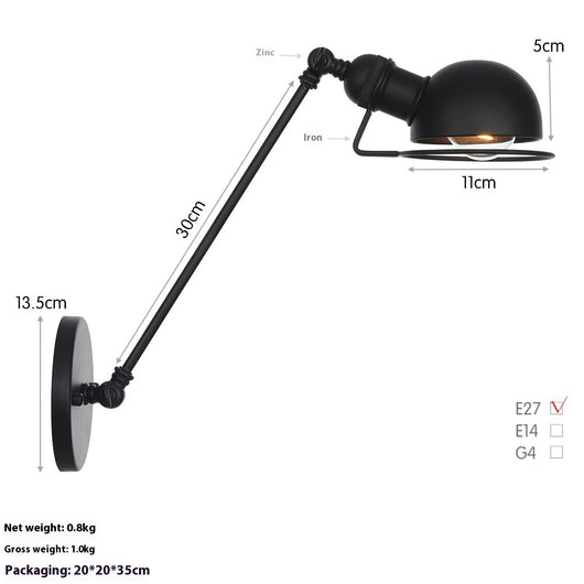 Lámpara LED de Pared Articulada para Estudio y Dormitorio - Image 18