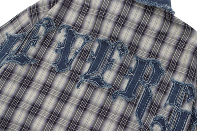 Camisa Manga Larga con Parches Bordados para Hombre - Image 6